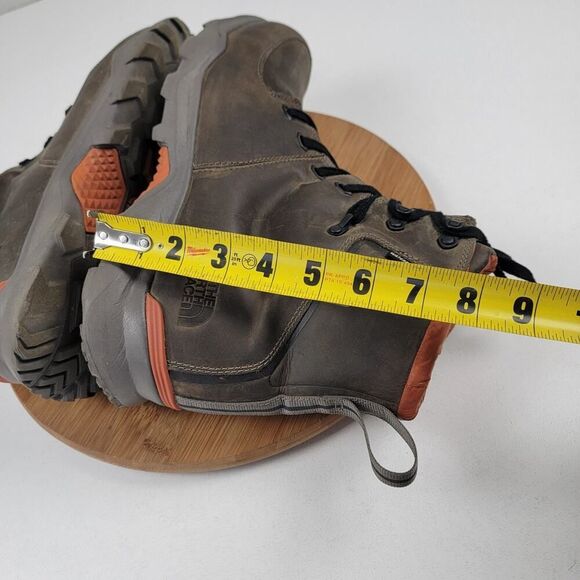 The North Face Thermoball Versa Men s Waterproof Leather Brown Boots size 14 - Picture 9 of 16